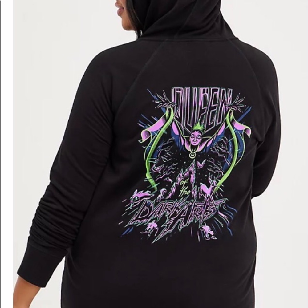 Disney Evil Queen Hoodie Zip up Dark Arts